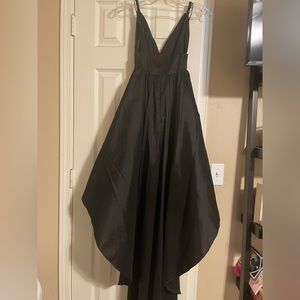 Black High-Low prom dress